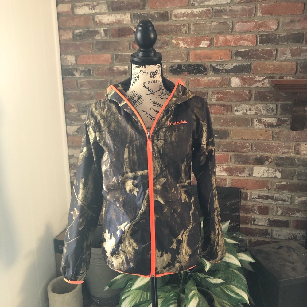 Boys Columbia Omni wick advanced evaporation camouflage jacket